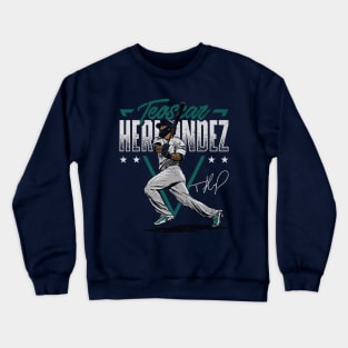 Teoscar Hernandez Seattle Triangle Name Crewneck Sweatshirt